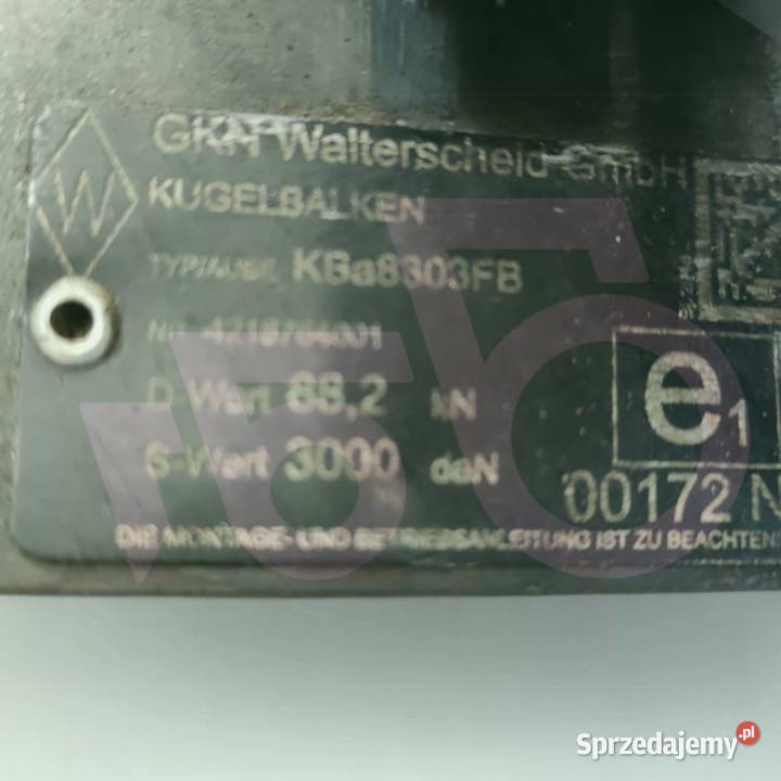 Zaczep Kula K80 GKN Walterscheid 8002930 Claas Pozostałe Wilkowo sprzedam