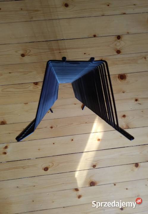 STOJAK NA PŁYTY KOMPAKTOWE 64 METALOWY CZARNY Bielsko-Biała