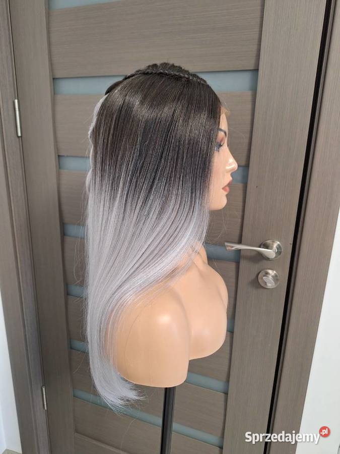 Prosta peruka z koronki blond ombre z warkoczem Malbork sprzedam