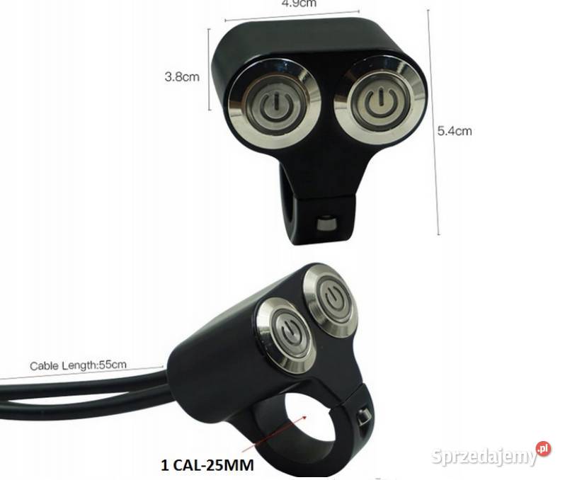 PRZEŁĄCZNIK WYŁĄCZNIK DO MOTOCYKLA PODWÓJNY NA Sosnowiec