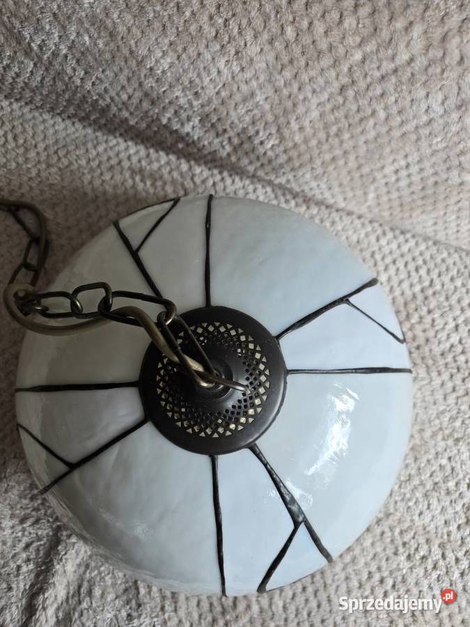 Lampa witrażowa wisząca kujawsko-pomorskie Grudziądz