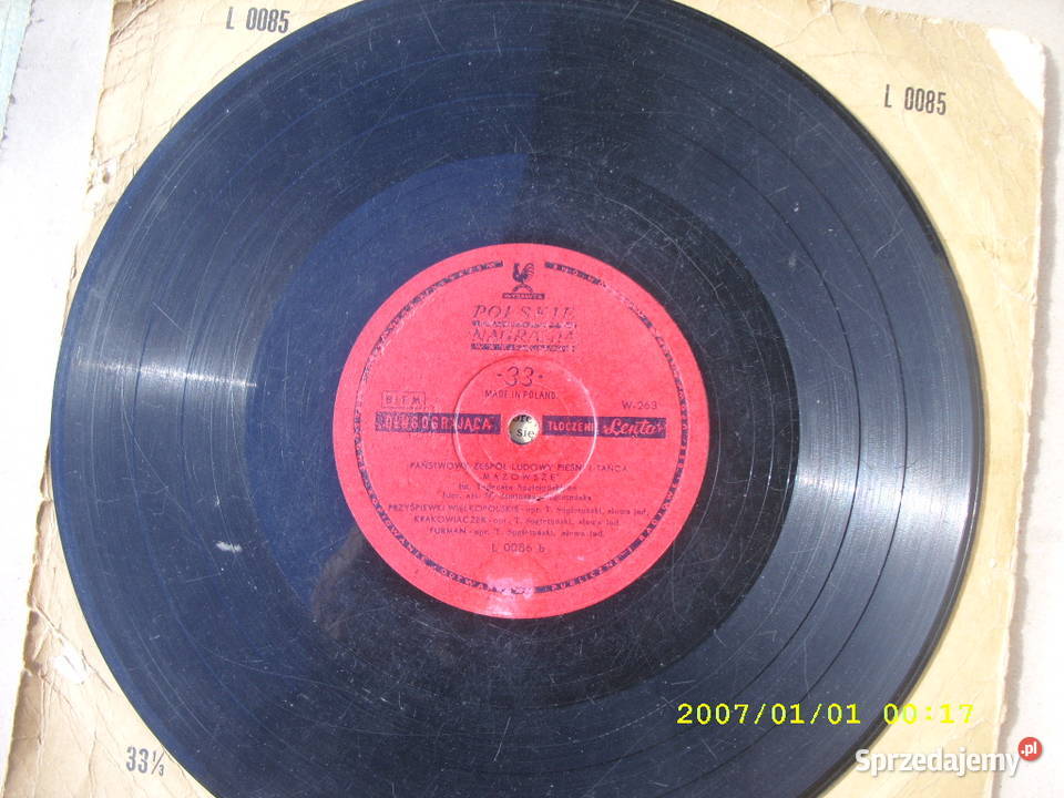 LP MUZA 10 33 OBR MAZOWSZE 3 SZTUKI Wołów