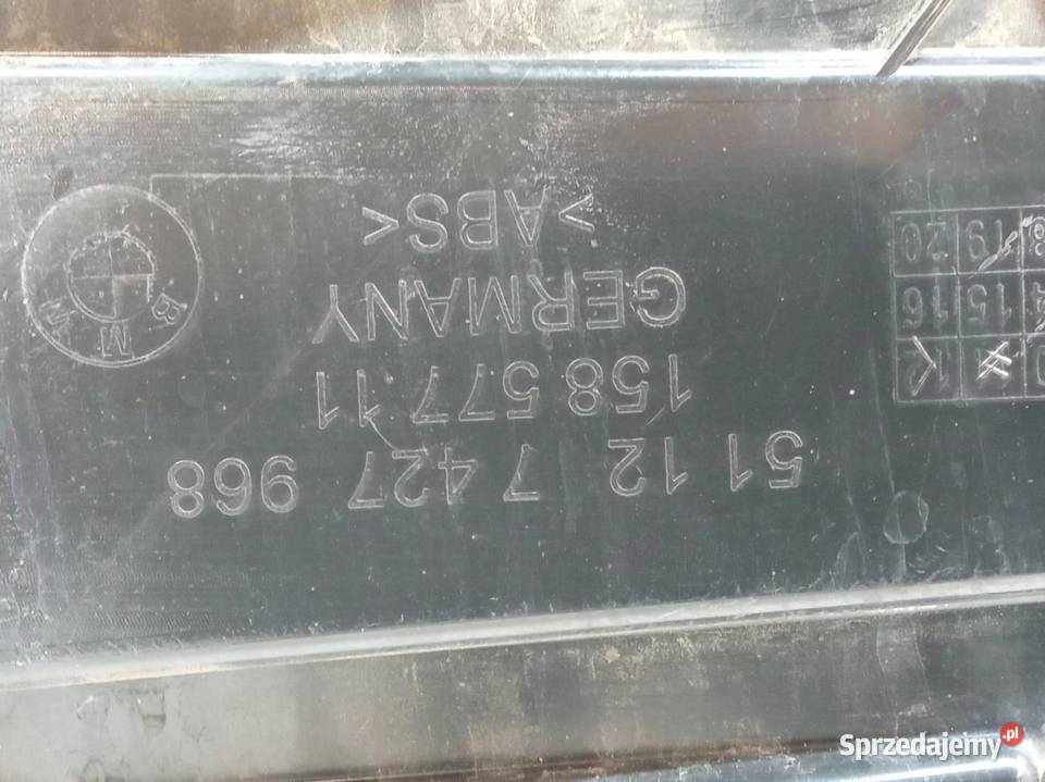 ŚLIZG ZDERZAKA PRAWY TYŁ G20 7427968 Bmw Seria 3