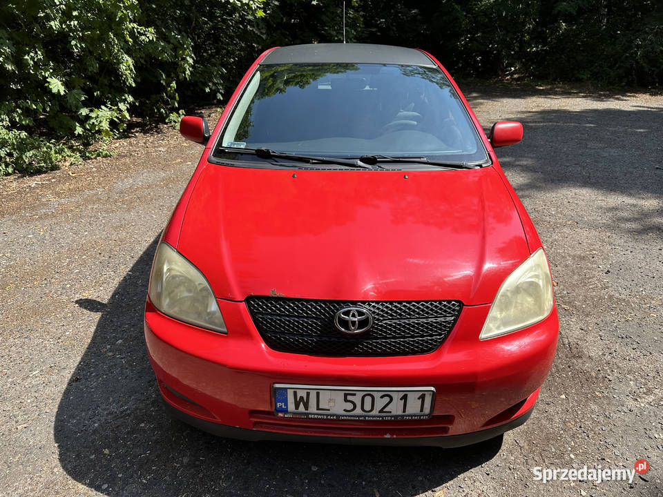 Toyota Corolla 14 vvti 2003 r 350 Rok produkcji 2003 Zegrze
