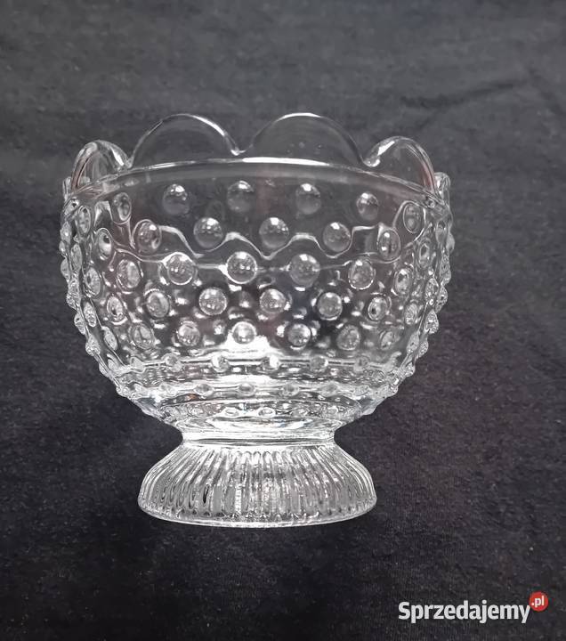 Skandynawski pucharek do lodów deserów Porcelana i szkło wielkopolskie Koźminek