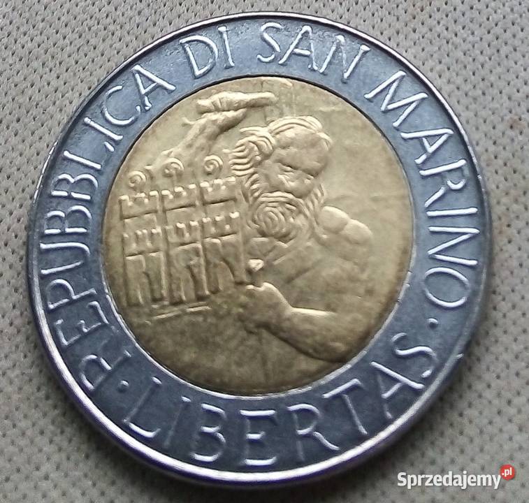 SAN MARINO500 LIRÓW1994 r BIMETAL Legionowo