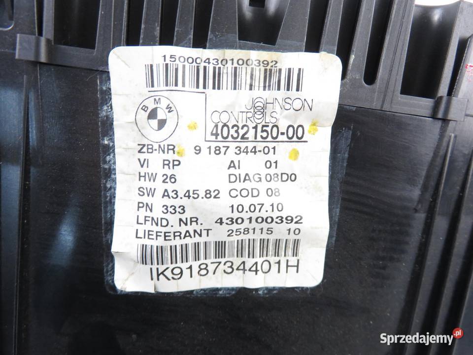 LICZNIK BMW 3 E90 318 d 143 N47 D20 A 403215000 osobowe