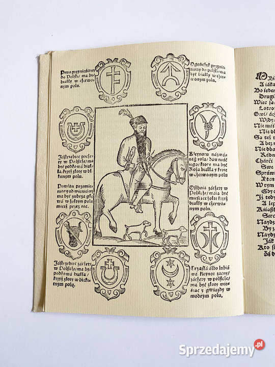 Myslistwo ptasze Reprint z 1584 r Cyganski mazowieckie Warszawa