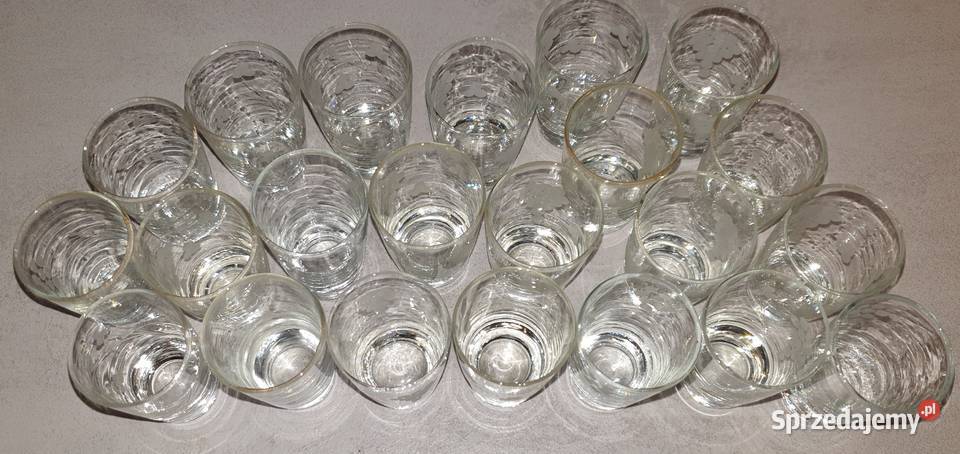 Kieliszki małe 21 sztuk Warszawa