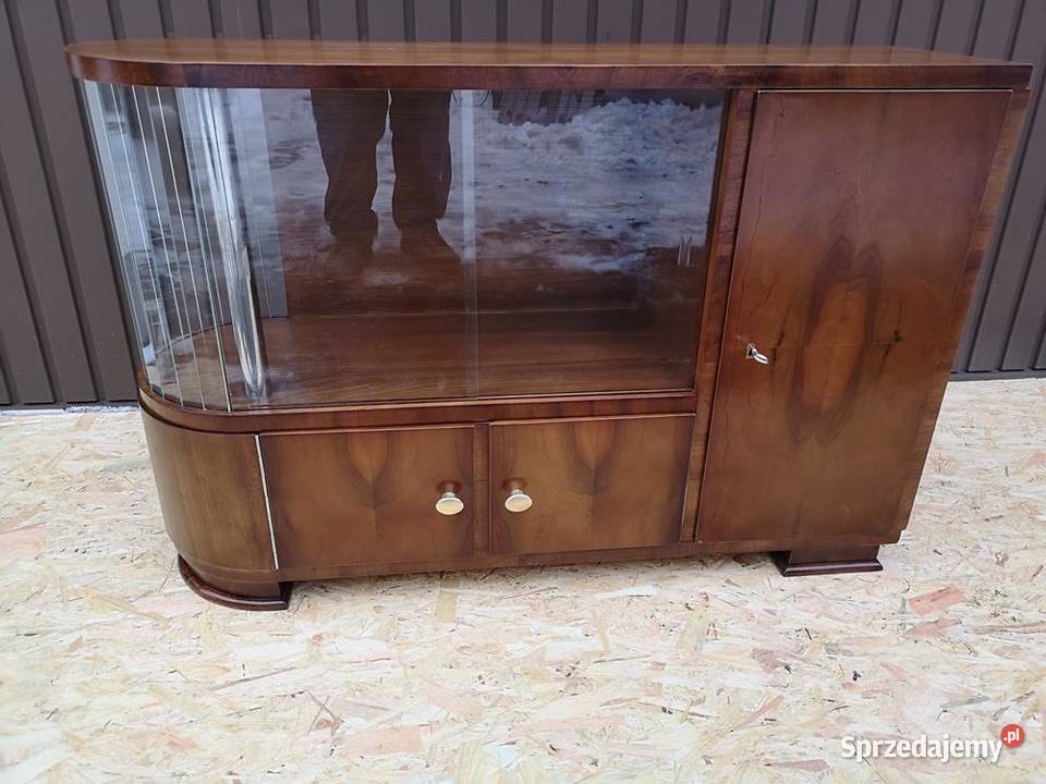 Barek Szafka Stolik Art Deco OrzechUnikat Stary Swarzędz