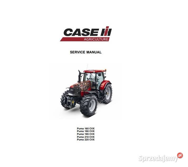 CVX Case Puma 150165170175180 instrukcja napraw Kielce