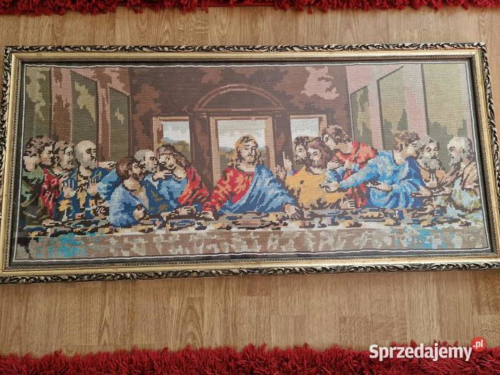 OBRAZY RĘCZNIE HAFTOWANE OSTATNIA WIECZERZA Nowy Sącz