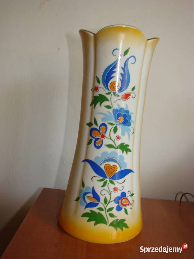 Lubiana wazon wzór kaszubski Pruszcz Gdański sprzedam