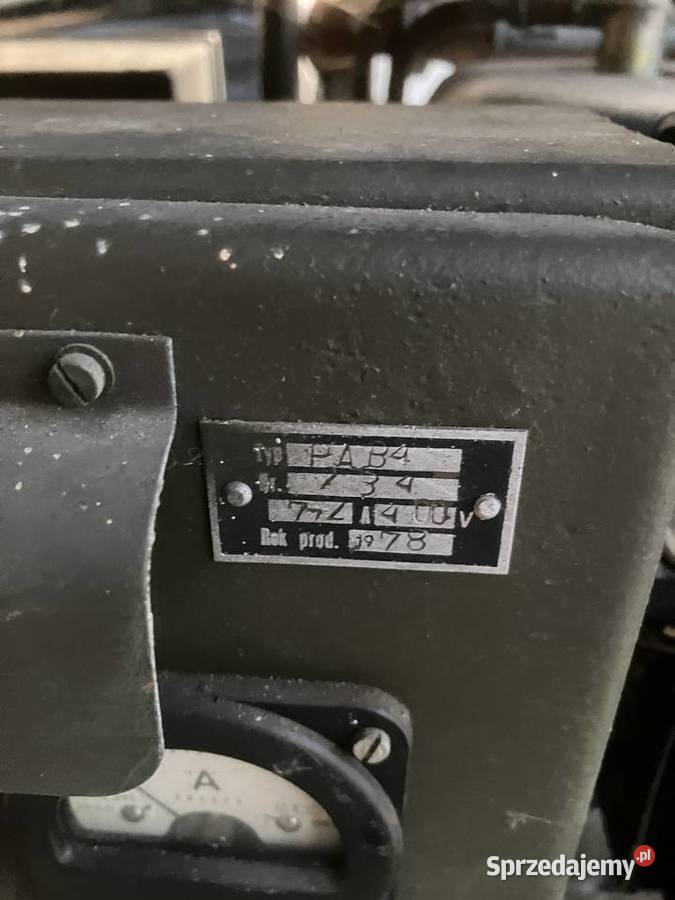Agregat prądotwórczy PAB 4 Nowa Dęba