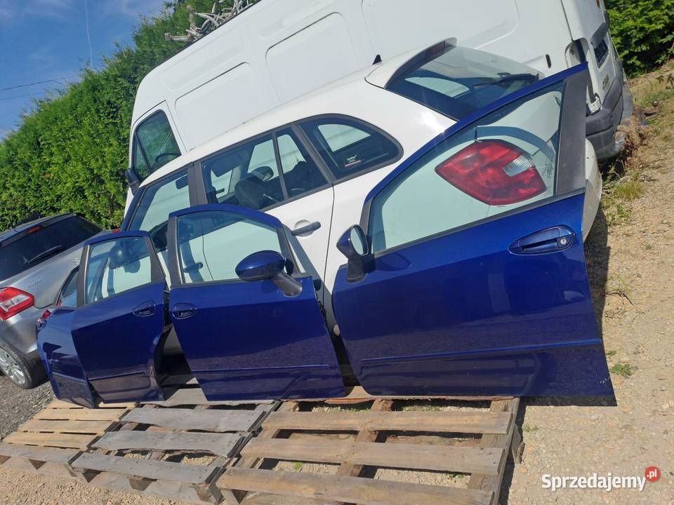 Fiat Linea drzwi kompletne kolor niebieski osobowe Jastrzębie-Zdrój