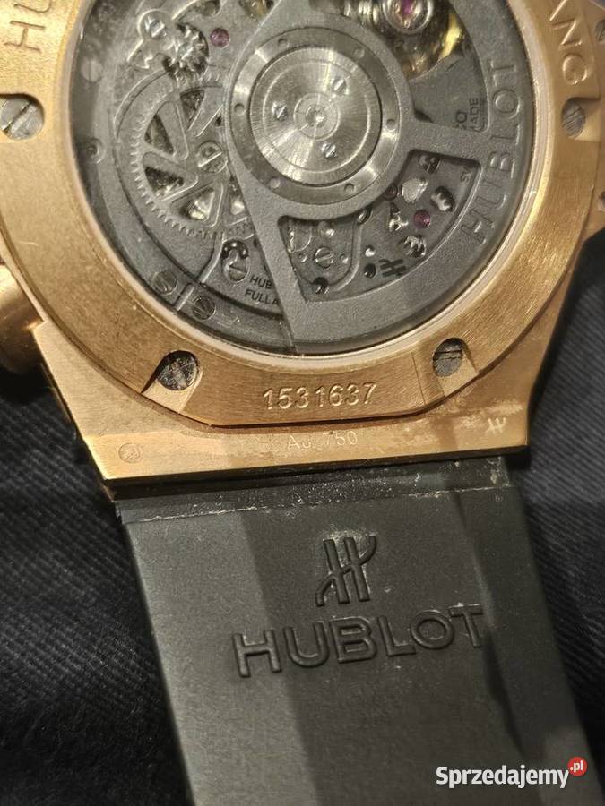 Zegarek Hublot BiG BANG Chronograf Tytan Różowe Rumia