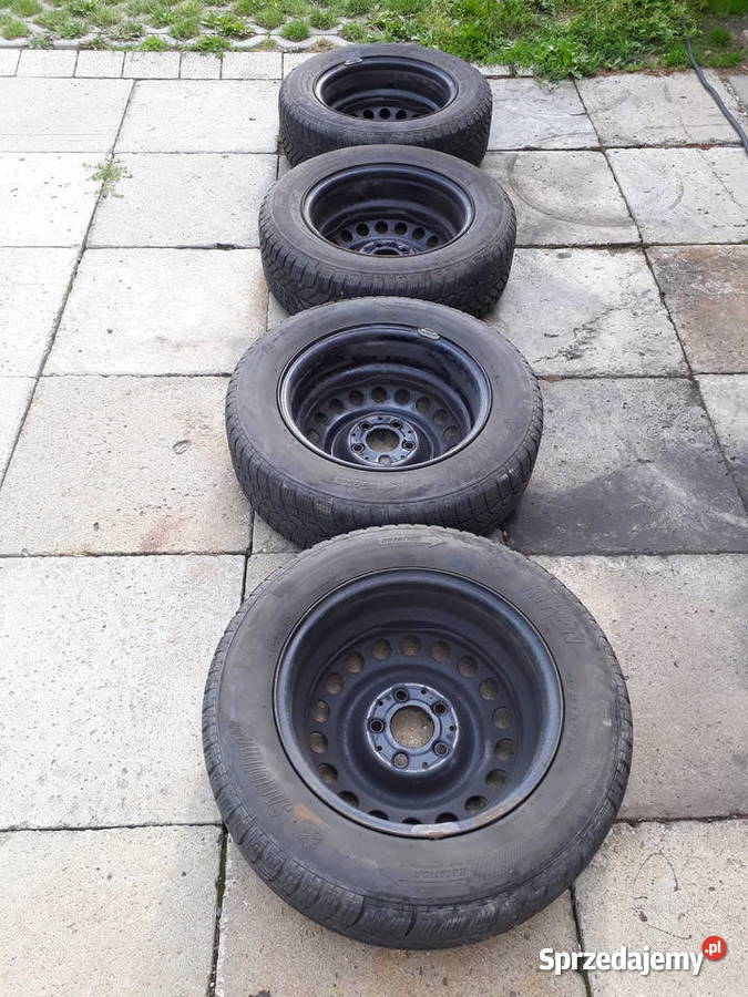 Koła stalowe 15 z zimówkami 19565 R15 5x112 Mikołów