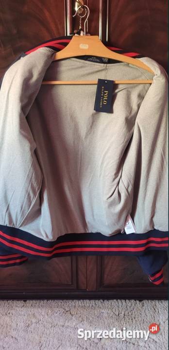 Ralph Lauren Bomberka pluszowa na guziki Warszawa