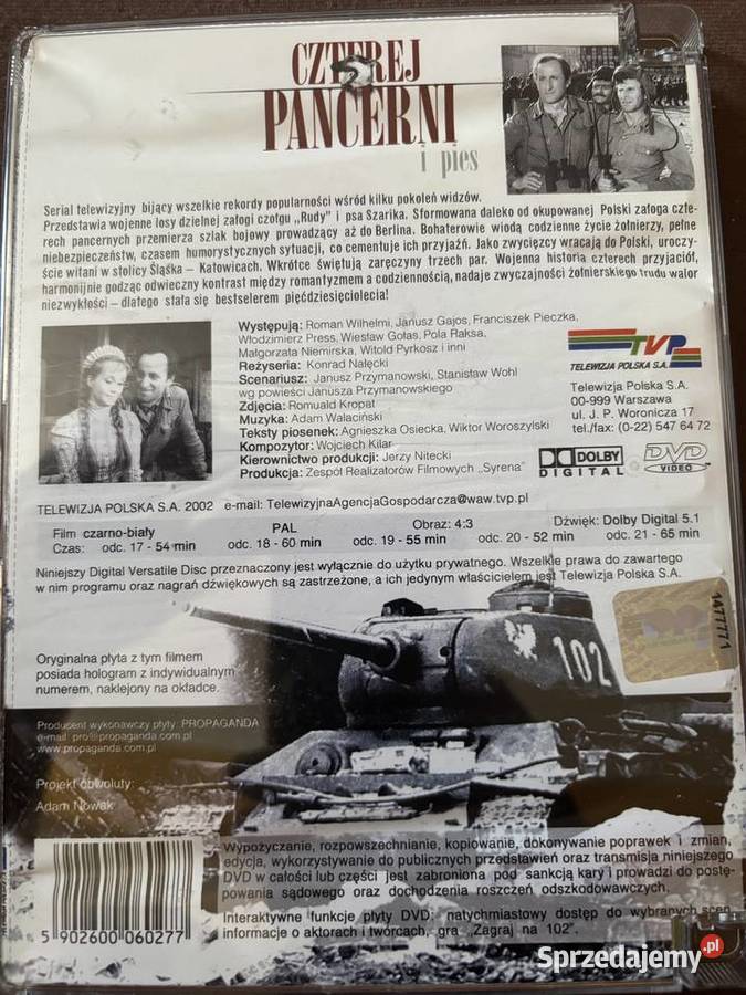 Cztery Pancerni i Pies DVD Warszawa sprzedam