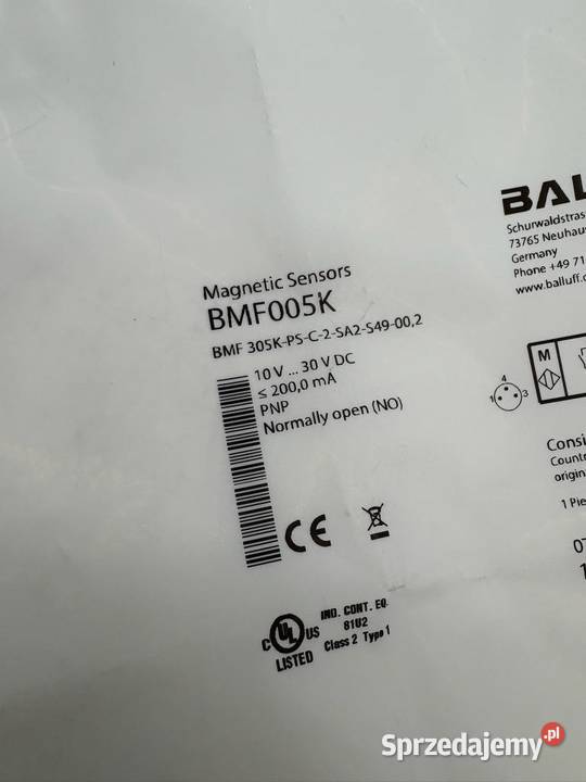 Balluff BMF005K BMF305K C 2 SA2 S49 00 2 Pozostałe Warszawa