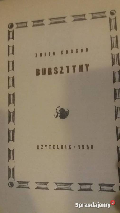 Bursztyny Czytelnik książki antykwaryczne Warszawa