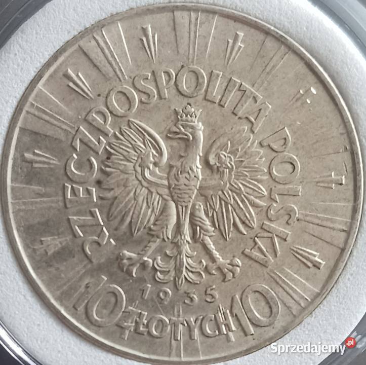 10 J Piłsudski 1935 r 2 Piękne i oryginalne Konin