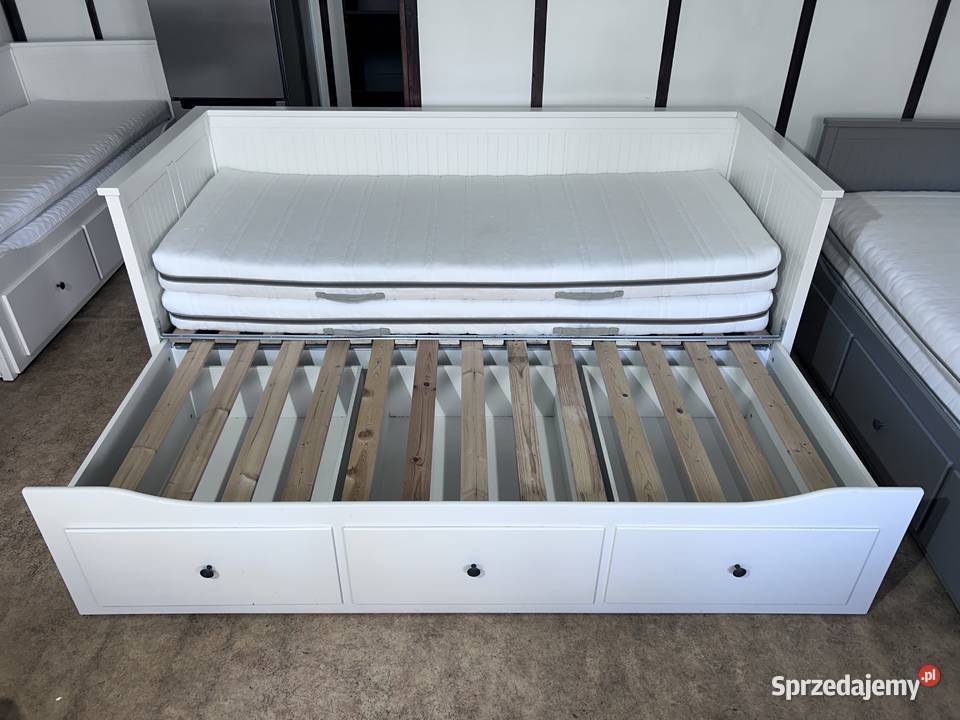 IKEA HEMNES Leżanka Łóżko z 3 szufladami 2 Łóżka