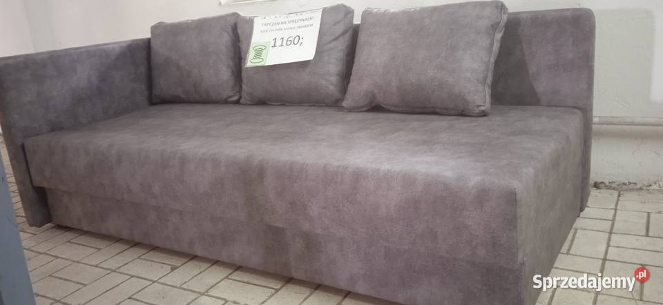 TAPCZAN JEDNOOSOBOWY NA SPRĘŻYNACH 195cm Tapczany Chełmża sprzedam