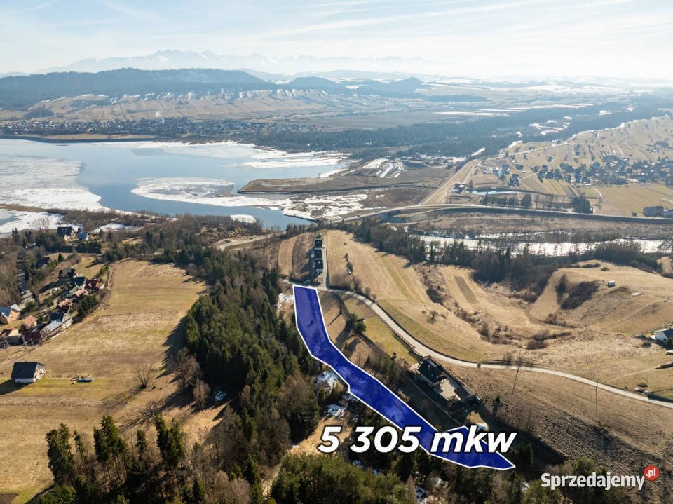 Szlembark działka budowlanoleśna 5305m2 186zł/m2