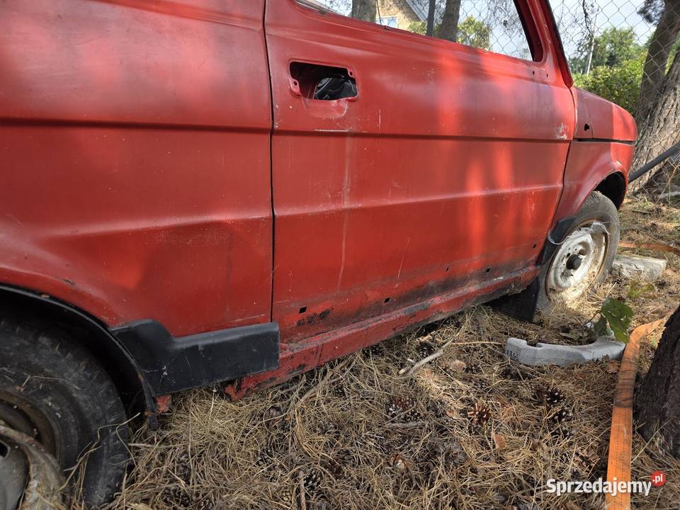 Sprzedam Fiat 126p Bez Dokumentów Plus Części uszkodzony Grodzisk Mazowiecki