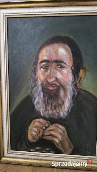 Obraz olejny portret sygnowany Schpilmann Łódź sprzedam