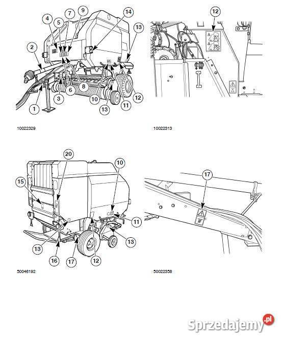 Holland BR 740 A 750 prasa instrukcja obsługi Kielce