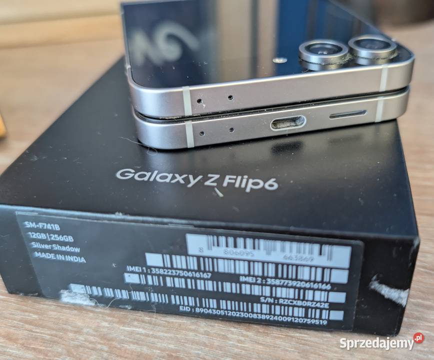 Samsung Galaxy Z Flip 6 12GB256GB Silver Shadow Ruda Śląska