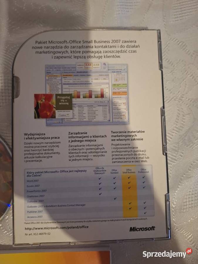 Microsoft Office 2007 Small Business BOX Stan Komputery i Akcesoria mazowieckie Sochaczew