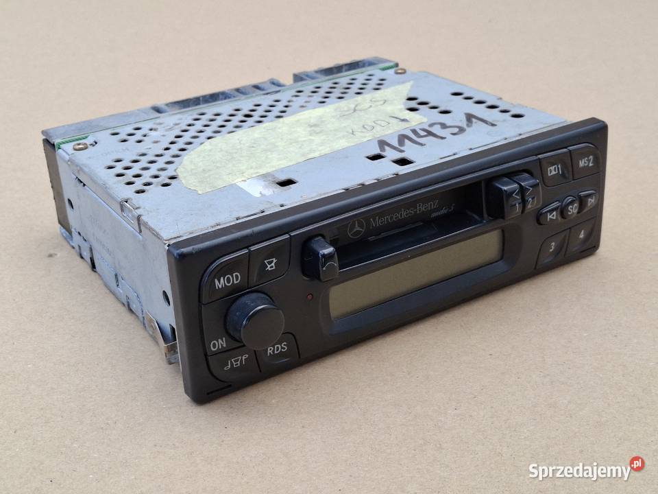 MERCEDES AKLASA W168 RADIO ORYGINALNE Z KODEM Kargowa