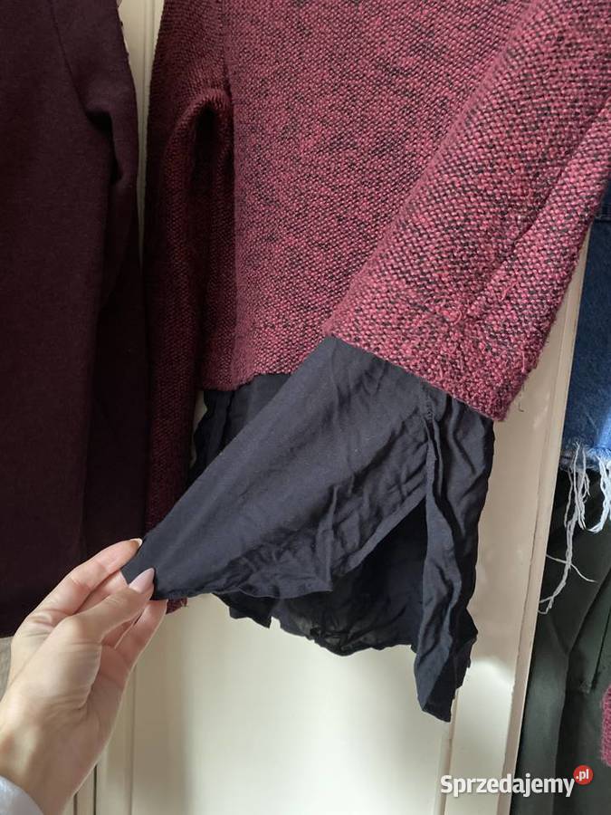 Sweterek Bershka melanżowy ze zwiewnym dołem Kraków