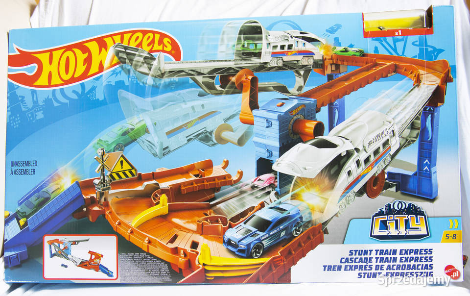 Tor Hot Wheels Odjazdowy Pociąg GRW38 Kolejki i tory Gdańsk sprzedam