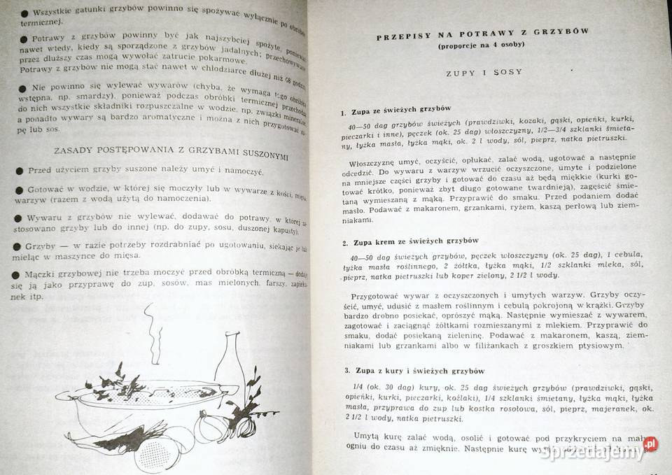 Potrawy i przetwory z grzybów Ilona Dąbrowa miękka lubelskie Chełm