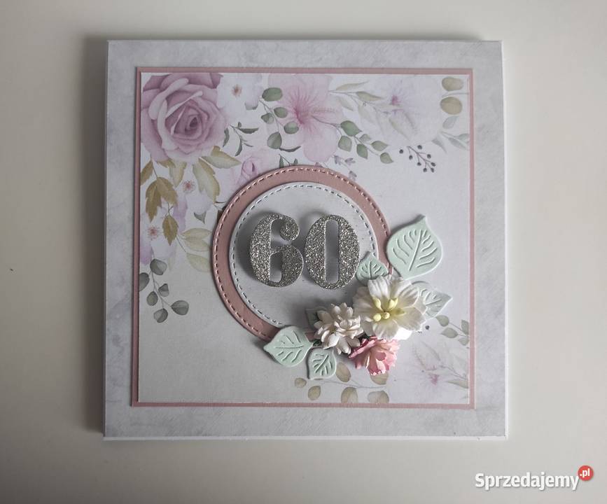 Kartka ręcznie robiona na urodziny urodzinowa Łódź sprzedam