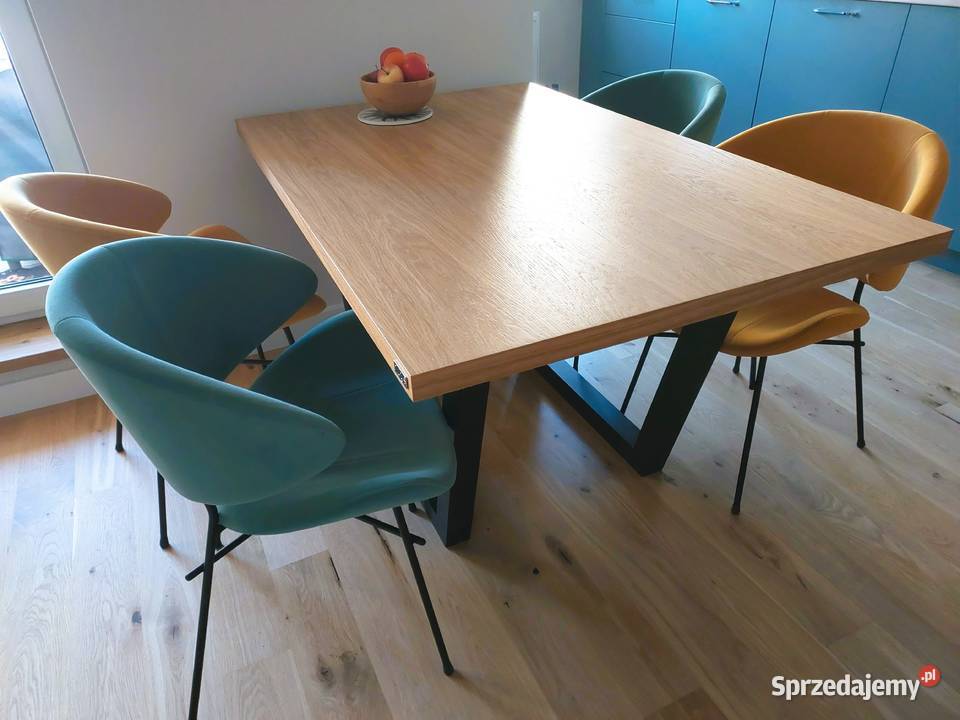 Stół industrialny fornir dębowy mazowieckie Warszawa