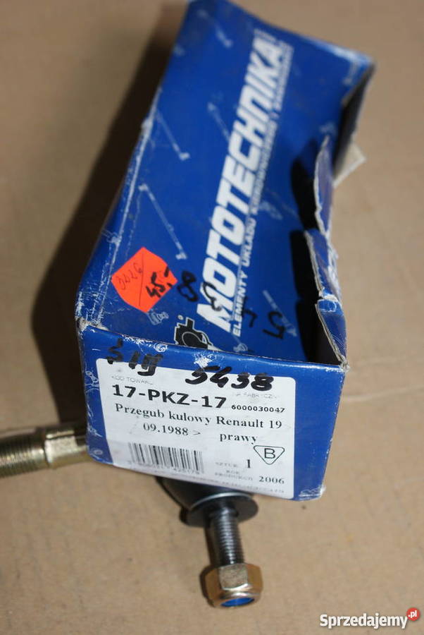 KOŃCÓWKA DRĄŻKA RENAULT 19 091988 PRAWY Białobrzegi