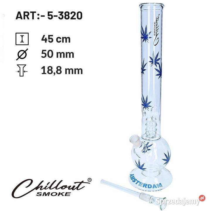Bongo Szklane Chillout Smoke 45 perkolator Fajka Ostrowy nad Okszą
