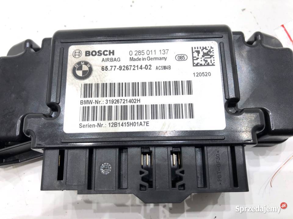 SENSOR AIRBAG BMW F20 9267214 1119 CZUJNIK osobowe podkarpackie sprzedam
