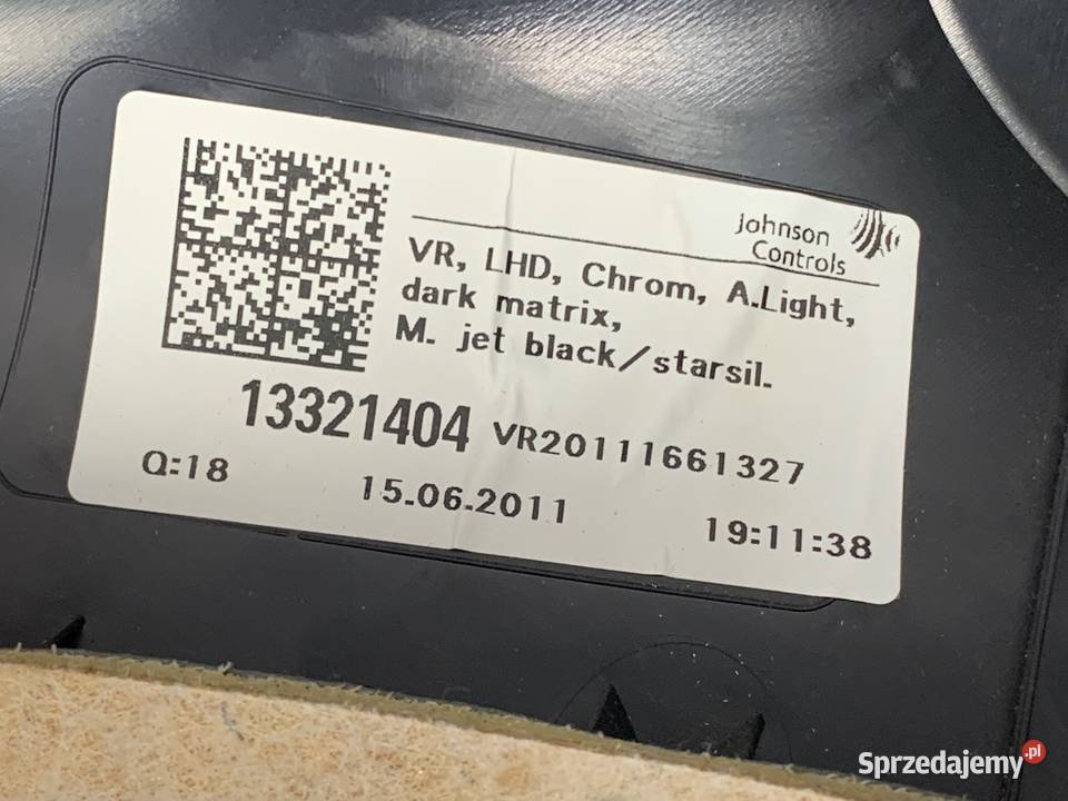 BOCZEK DRZWI PRAWY PRZÓD OPEL ASTRA J 13321404 sprzedam