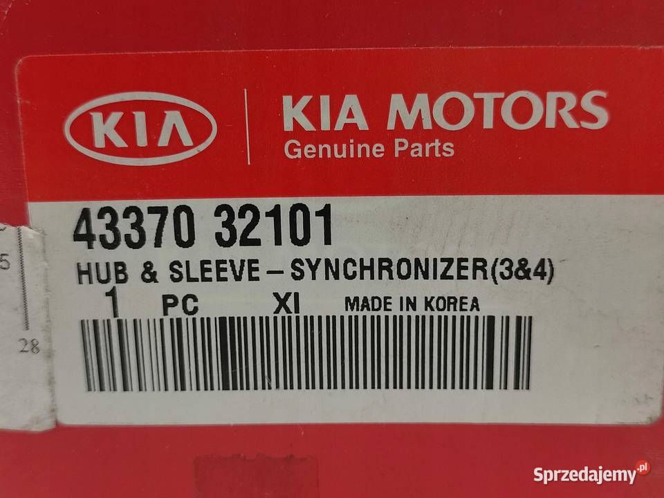 SYNCHRONIZATOR 3 I 4 BIEG KIA RIO III 20112017 osobowe
