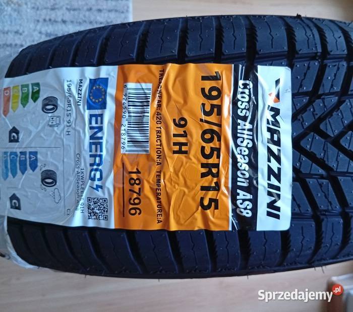 opony całoroczne Mazzini 19565R15 nowe komplet 4 lubelskie Puławy