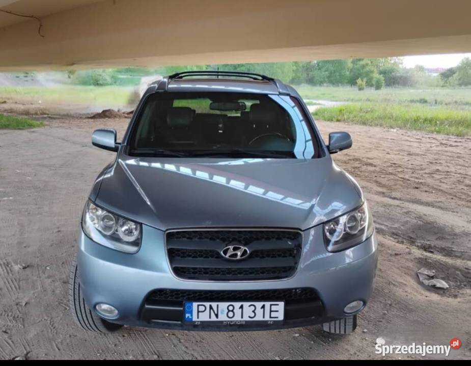 Hyundai Santa Fe 22 Automat 2007r CRDI Diesel Rok produkcji 2007 wielkopolskie Konin