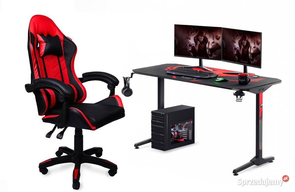 Fotel gamingowy krzesło obrotowe ekoskóra Fotele i krzesła obrotowe Poznań