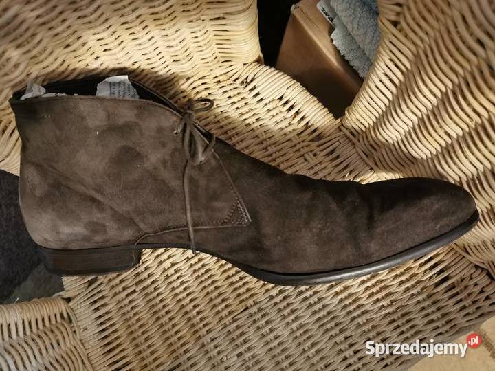 Półbuty Cuoio Genuino Skóra Naturalna Zamsz 44 inna łódzkie Łódź