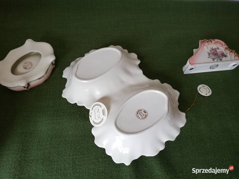 Stulistna róza na porcelanie Gorlice